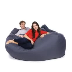 Indoor/Outdoor Monster Bean Bag -Bean Bag Chairs Store indoor outdoor monster bean bag navy blue 1