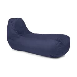 Indoor/Outdoor Recliner Bean Bag - Replacement Cover -Bean Bag Chairs Store indoor outdoor recliner bean bag navy blue 1 1