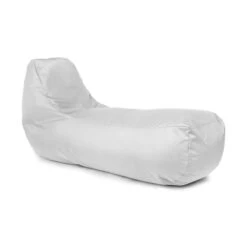 Indoor/Outdoor Recliner Bean Bag - Replacement Cover -Bean Bag Chairs Store indoor outdoor recliner bean bag white 1 1