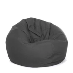 Indoor/Outdoor Retro Classic Bean Bag - Replacement Cover -Bean Bag Chairs Store indoor outdoor retro classic bean bag grey 1 1