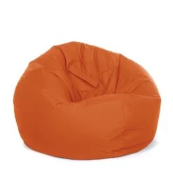 Indoor/Outdoor Retro Classic Bean Bag - Replacement Cover -Bean Bag Chairs Store indoor outdoor retro classic bean bag orange 1 1