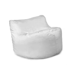 Indoor/Outdoor Seat Bean Bag - Replacement Cover -Bean Bag Chairs Store indoor outdoor seat bean bag white 1 1