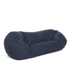 Indoor/Outdoor Settee Bean Bag - Replacement Cover -Bean Bag Chairs Store indoor outdoor settee bean bag navy blue 1 1