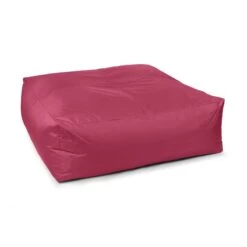 Indoor/Outdoor Square Bean Bag 37 Indoor/Outdoor Square Bean Bag -Bean Bag Chairs Store indoor outdoor square bean bag pink 1
