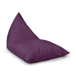 Indoor/Outdoor Deck Chair Bean Bag - Replacement Cover -Bean Bag Chairs Store indooroutdoor deck chair bean bag purple 1 1