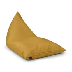 Indoor/Outdoor Deck Chair Bean Bag - Replacement Cover -Bean Bag Chairs Store indooroutdoor deck chair bean bag yellow 1 1