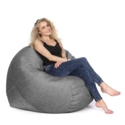 Luxury Chenille Ingot Bean Bag -Bean Bag Chairs Store ingot bean bags luxury charcoal