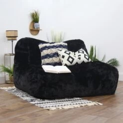 Faux Fur LayZ Bean Bag -Bean Bag Chairs Store layz faux fur long pile