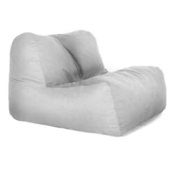 Designer Velvet LayZ Bean Bag -Bean Bag Chairs Store layz velvet platinum grey