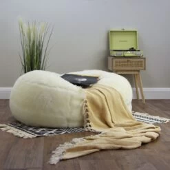 Faux Fur Lounger Bean Bag