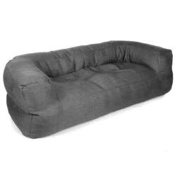 Luxury Chenille Couch Bean Bag -Bean Bag Chairs Store luxury chenille couch bean bag charcoal 1