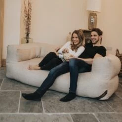 Luxury Chenille Couch Bean Bag - Replacement Cover