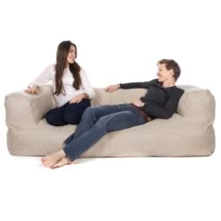 Luxury Chenille Couch Bean Bag -Bean Bag Chairs Store luxury chenille couch bean bag straw 1