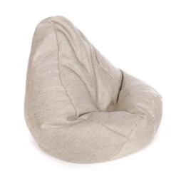 Luxury Chenille Hi-Back Gamer Bean Bag - Replacement Cover -Bean Bag Chairs Store luxury chenille hi back gamer bean bag straw on white 1 1