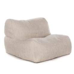 Luxury Chenille LayZ Bean Bag -Bean Bag Chairs Store luxury chenille layz bean bag straw 1