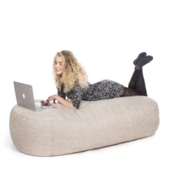 Luxury Chenille Lounger Bean Bag - Replacement Cover 18 Luxury Chenille Lounger Bean Bag - Replacement Cover -Bean Bag Chairs Store luxury chenille lounger bean bag girl on bean bag 1