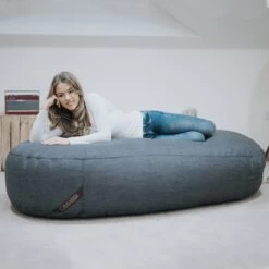 Luxury Chenille Lounger Bean Bag -Bean Bag Chairs Store luxury chenille lounger3