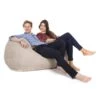Luxury Chenille Settee Bean Bag - Replacement Cover -Bean Bag Chairs Store luxury chenille settee bean bag straw 1 1