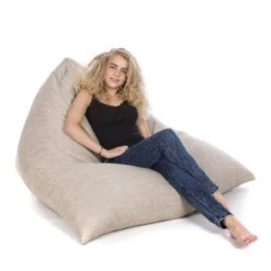 Luxury Chenille Tri-Gamer Bean Bag -Bean Bag Chairs Store luxury chenille tri gamer bean bag girl