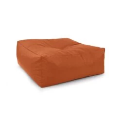 Primary Square Bean Bag -Bean Bag Chairs Store primary square bean bag orange 3