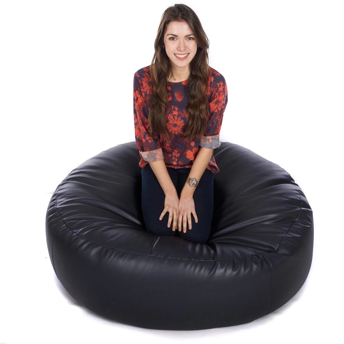 Real Leather Ingot Bean Bag 4 Real Leather Ingot Bean Bag - Image 2