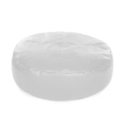 Real Leather Ingot Bean Bag - Replacement Cover -Bean Bag Chairs Store real leather ingot bean bag white 1 1