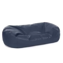 Real Leather Lounger Bean Bag 13 Real Leather Lounger Bean Bag -Bean Bag Chairs Store real leather lounger bean bag blue 1