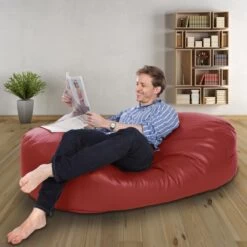 Real Leather Lounger Bean Bag - Replacement Cover