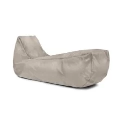 Real Leather Recliner Bean Bag - Replacement Cover -Bean Bag Chairs Store real leather recliner bean bag cream 3 1