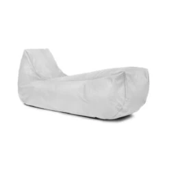Real Leather Recliner Bean Bag - Replacement Cover -Bean Bag Chairs Store real leather recliner bean bag white 3 1
