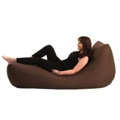 Indoor/Outdoor Recliner Bean Bag - Replacement Cover -Bean Bag Chairs Store recliner bean bags outdoor brown 1