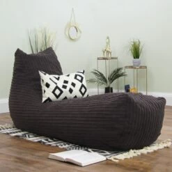 Corduroy Recliner Bean Bag