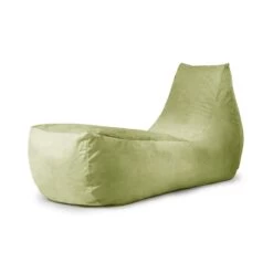 Designer Velvet Recliner Bean Bag -Bean Bag Chairs Store recliner velvet lime green