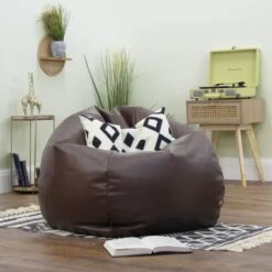 Faux Leather Retro Classic Bean Bag
