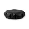 Faux Leather Cushion Bean Bag - Round -Bean Bag Chairs Store round cushion bean bag faux leather black 2