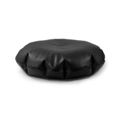 Faux Leather Cushion Bean Bag - Round