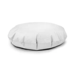 Indoor/Outdoor Cushion Bean Bag - Round 33 Indoor/Outdoor Cushion Bean Bag - Round -Bean Bag Chairs Store round cushion bean bag indoor outdoor white 1