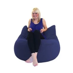 Indoor/Outdoor Seat Bean Bag -Bean Bag Chairs Store seat bean bag garden royal blue
