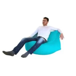 Indoor/Outdoor Seat Bean Bag - Replacement Cover -Bean Bag Chairs Store seat bean bags outdoor sky blue 1