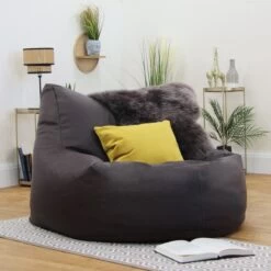 Real Leather Seat Bean Bag