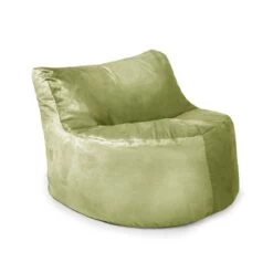 Designer Velvet Seat Bean Bag -Bean Bag Chairs Store seat velvet lime green