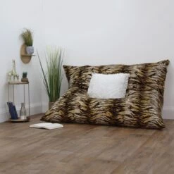 Faux Fur Slab Bean Bag -Bean Bag Chairs Store slab faux fur short pile