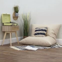 Faux Leather Slab Bean Bag