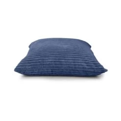Corduroy Cushion Bean Bag - Square -Bean Bag Chairs Store square cushion bean bag corduroy slate blue 1
