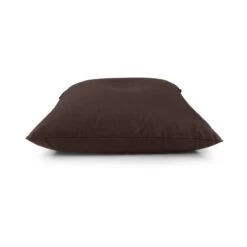 Cotton Cushion Bean Bag - Square -Bean Bag Chairs Store square cushion bean bag cotton brown 3