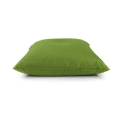 Cotton Cushion Bean Bag - Square -Bean Bag Chairs Store square cushion bean bag cotton lime green 1