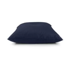Cotton Cushion Bean Bag - Square -Bean Bag Chairs Store square cushion bean bag cotton navy blue 2