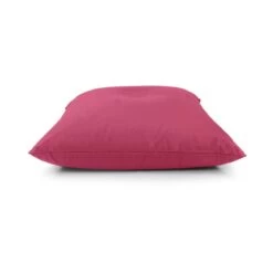 Cotton Cushion Bean Bag - Square -Bean Bag Chairs Store square cushion bean bag cotton pink 1
