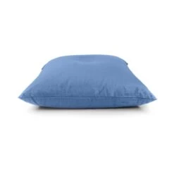 Cotton Cushion Bean Bag - Square -Bean Bag Chairs Store square cushion bean bag cotton sky blue 4