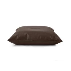 Faux Leather Cushion Bean Bag - Square 20 Faux Leather Cushion Bean Bag - Square -Bean Bag Chairs Store square cushion bean bag faux leather chocolate brown 1